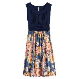 Kamile 2fer Faux Suede Knit Dress (Stitch Fix)